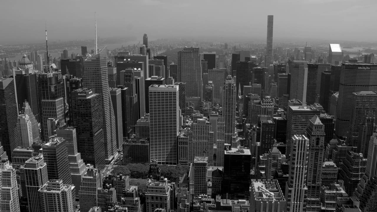 Looking North toward Central Park.